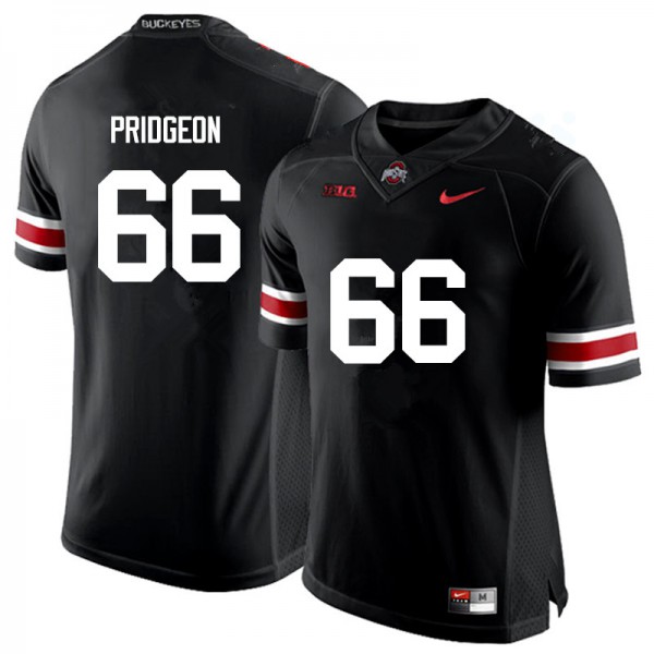 Ohio State Buckeyes #66 Malcolm Pridgeon Men Player Jersey Black OSU9755